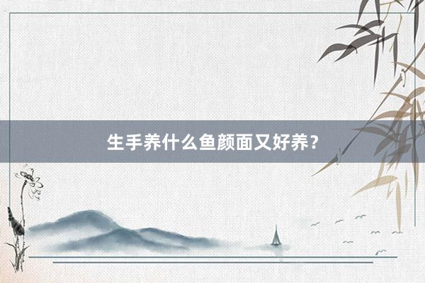 生手养什么鱼颜面又好养？